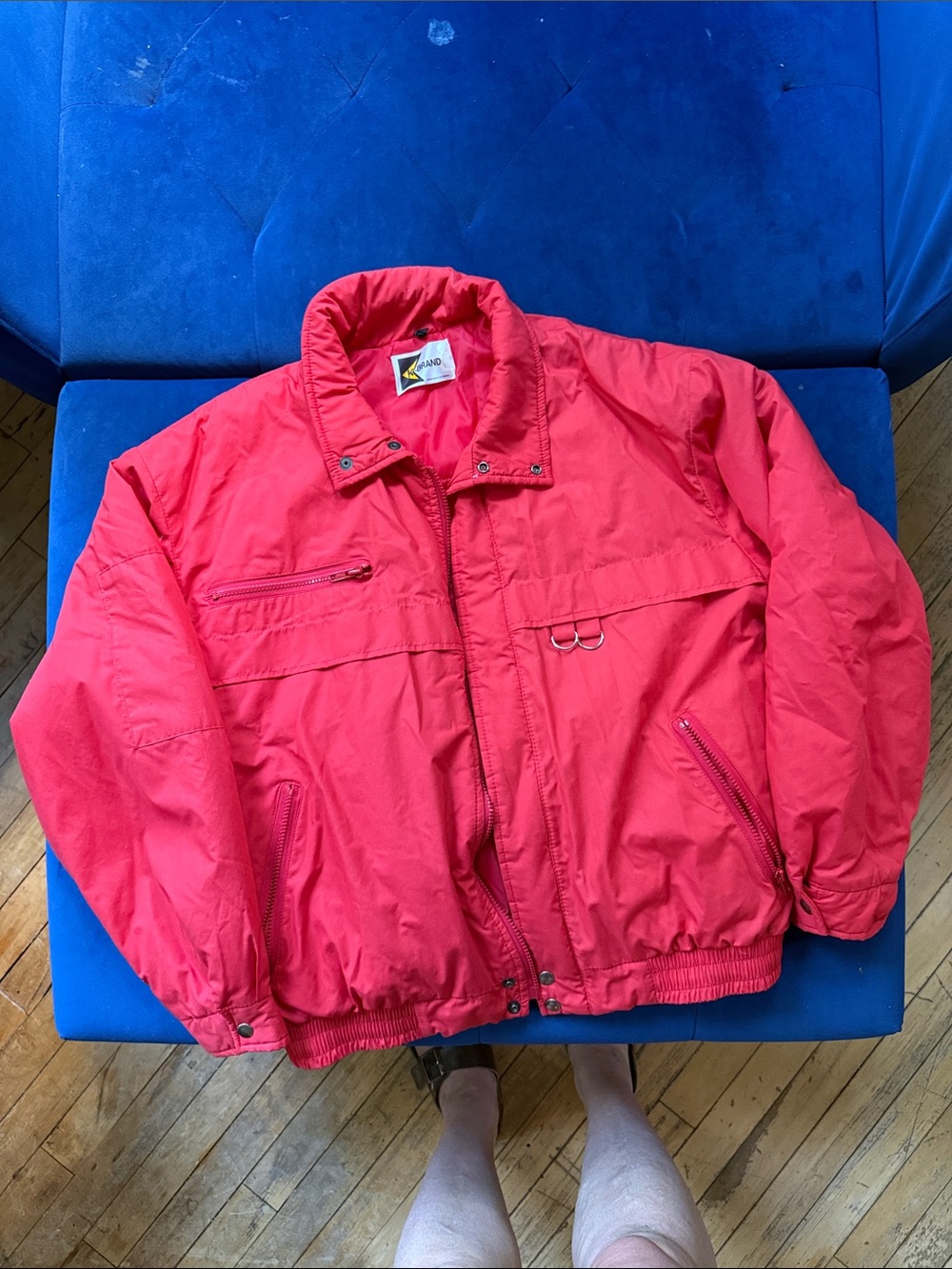 Vintage K Brand Red Coat